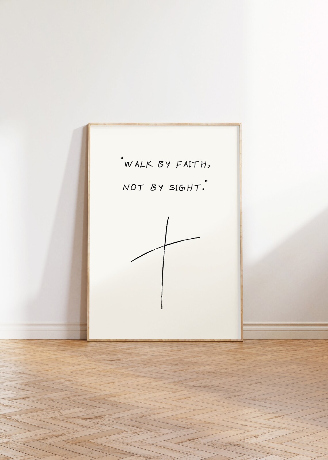Walk By Faith Not By Sight Christian Art Print - Image 5