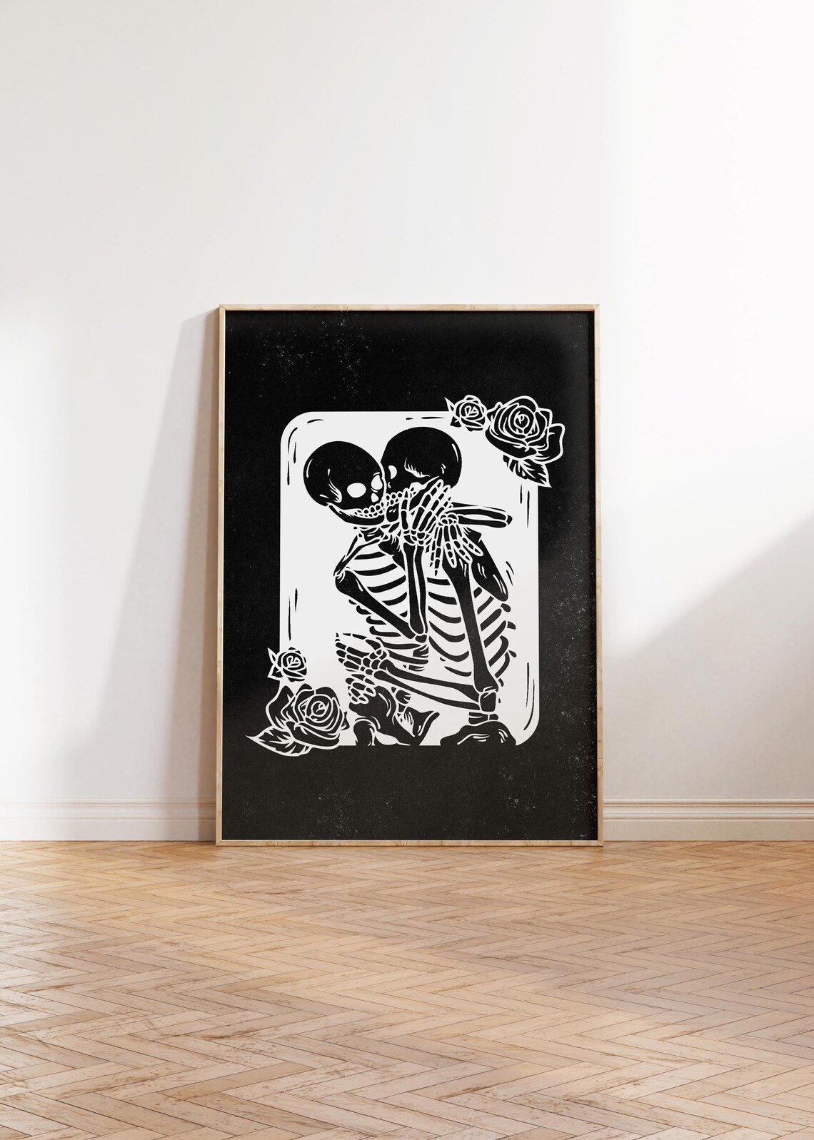 Skeleton Lovers Halloween Decor, Quirky Poster - Image 3
