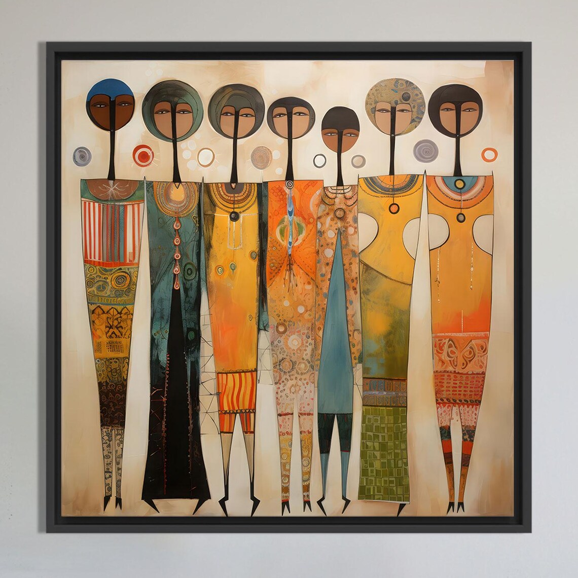 Modern Bohemian Abstract Surreal Art Print