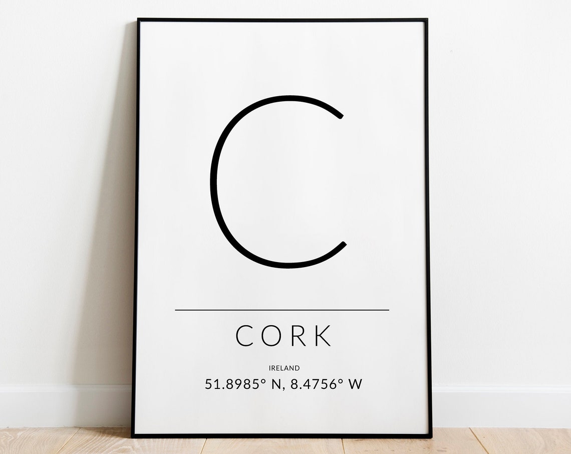 Cork Ireland Poster, Irish Pub Decor - Image 2