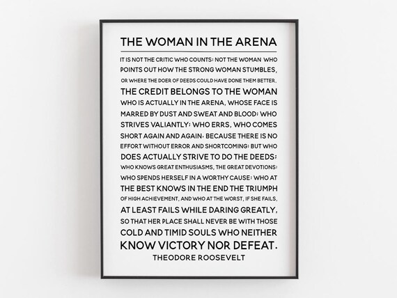 The Woman In The Arena, Feminist Empowerment