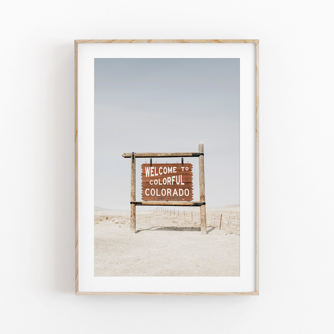 Welcome To Colorful Colorado Road Sign Photo Art Travel Poster