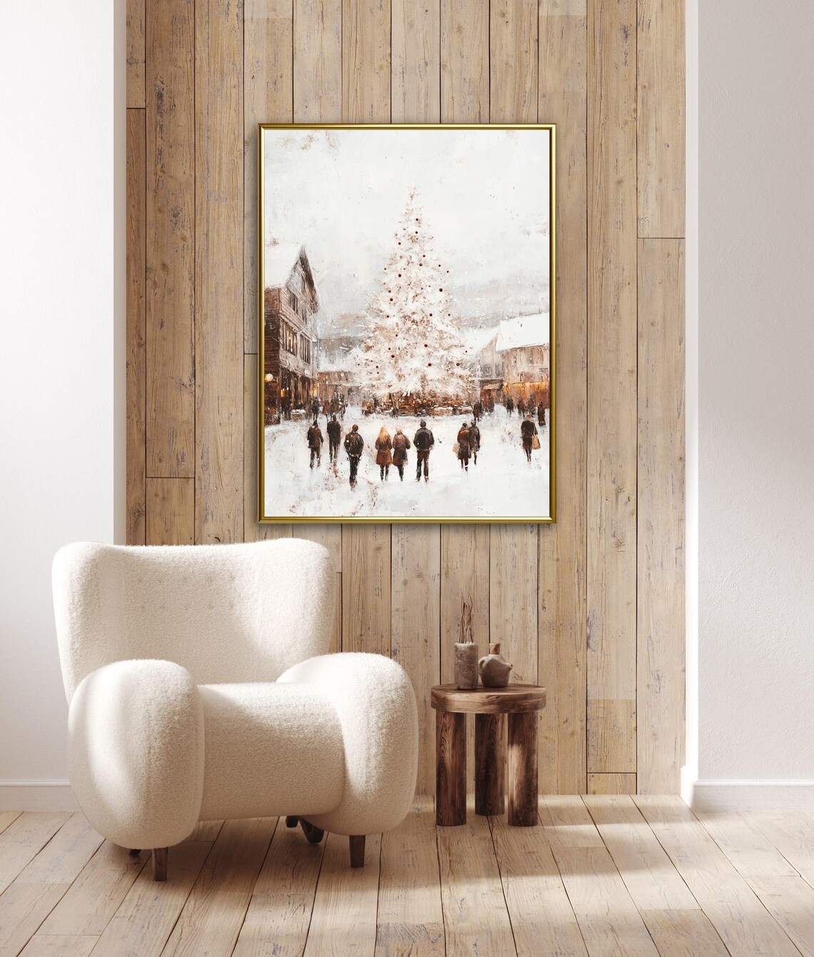 Vintage Aspen Winter Wonderland Art Print - Image 5