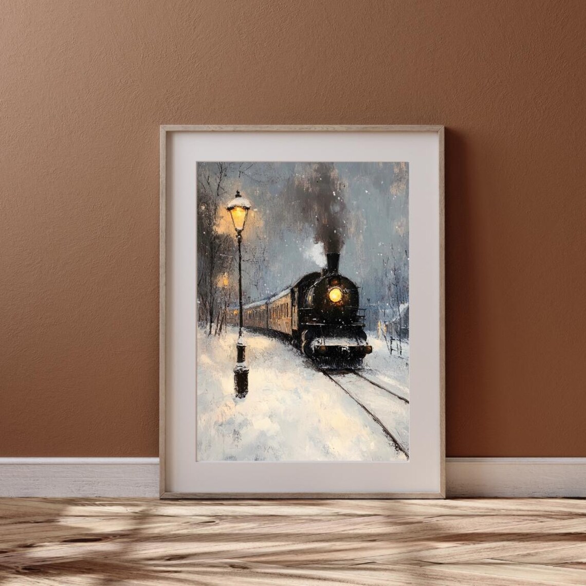 Vintage Orient Express Christmas Travel Poster - Image 6