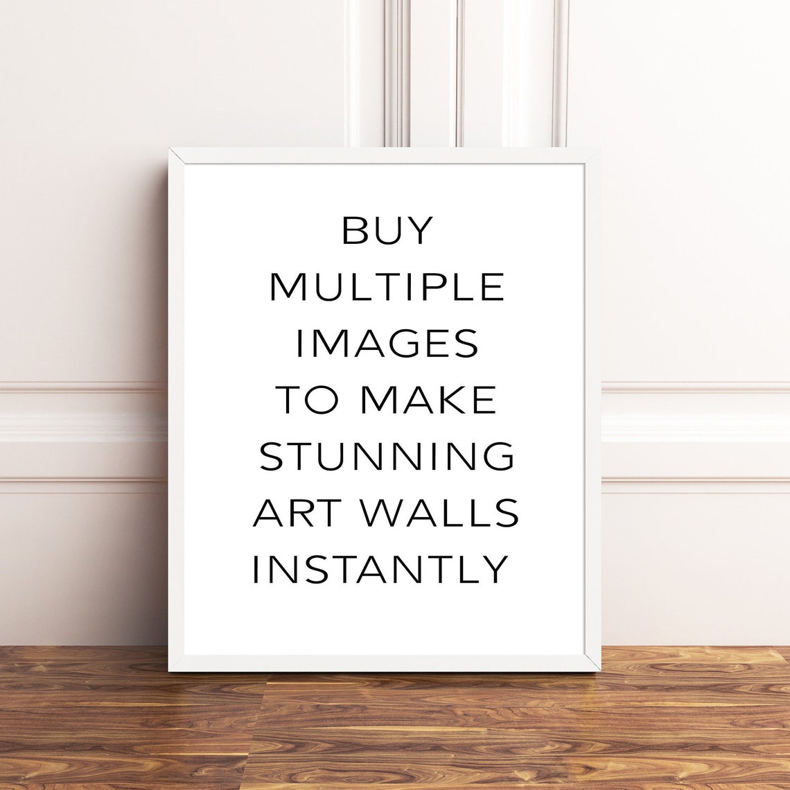 The Most Important Work Home Script Heart Quote Wall Art Print - Image 2