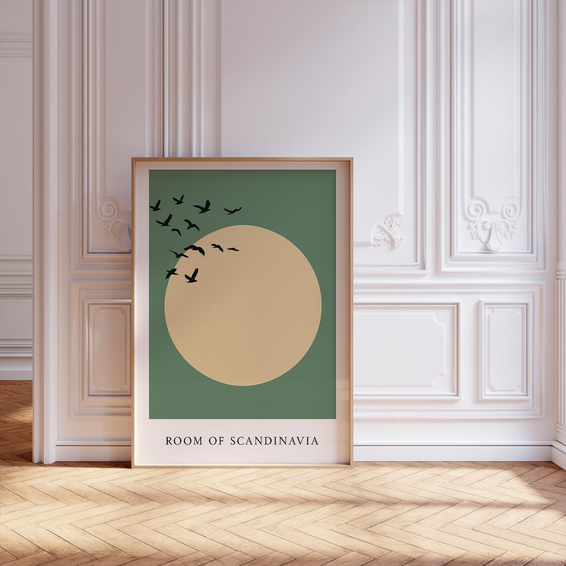 Japandi Wall Art, Scandinavian Minimalist Nordic Art