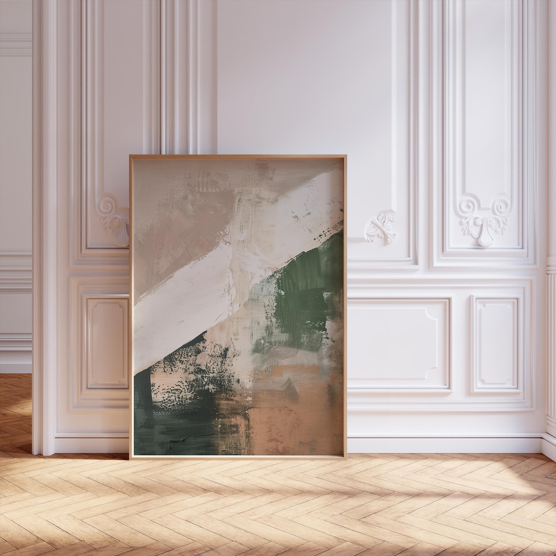 Scandinavian Abstract - Retro Travel Poster