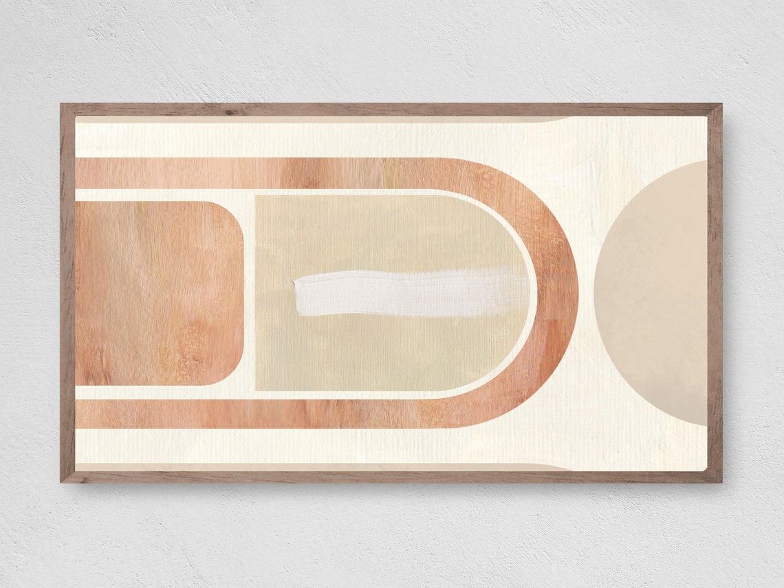 Minimalist Acrylic Art, Abstract TV Art
