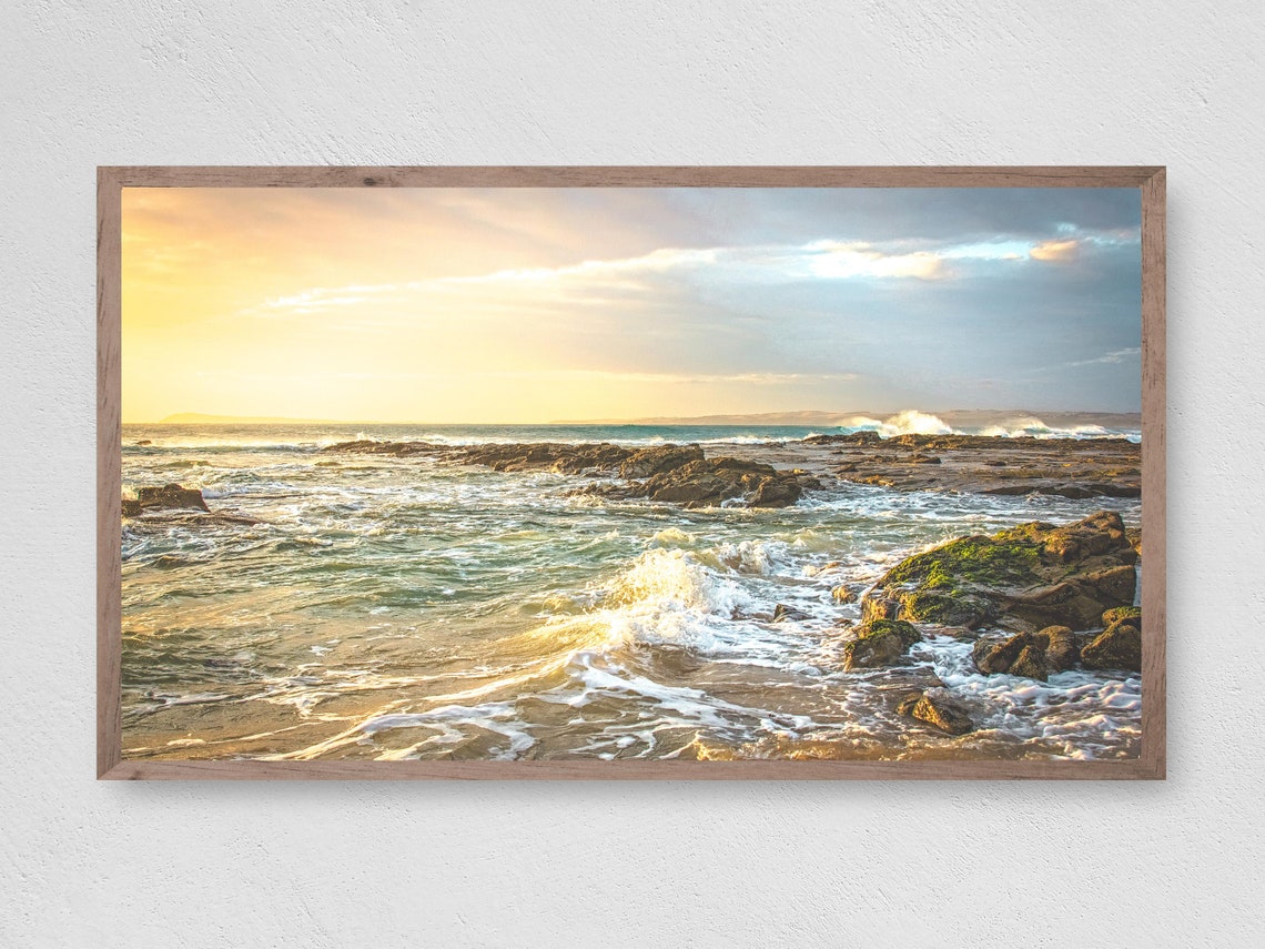 Light Lit Ocean Art TV Poster