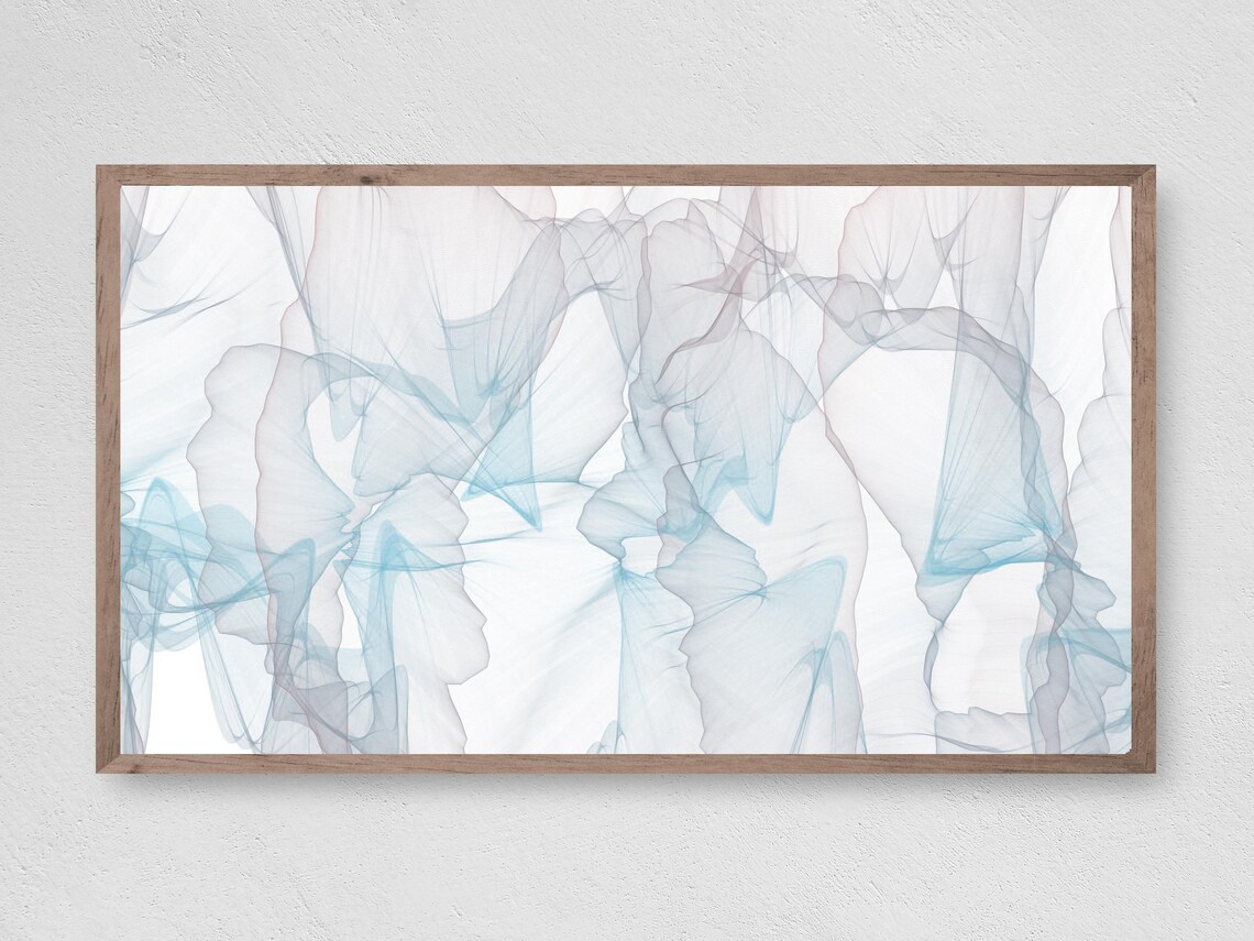 Modern Art Swirls Art Print, Abstract Decor