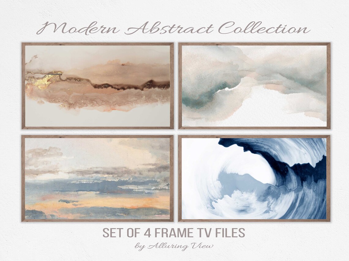 Frame TV Art Minimalist Abstract, Modern Home - Image 2
