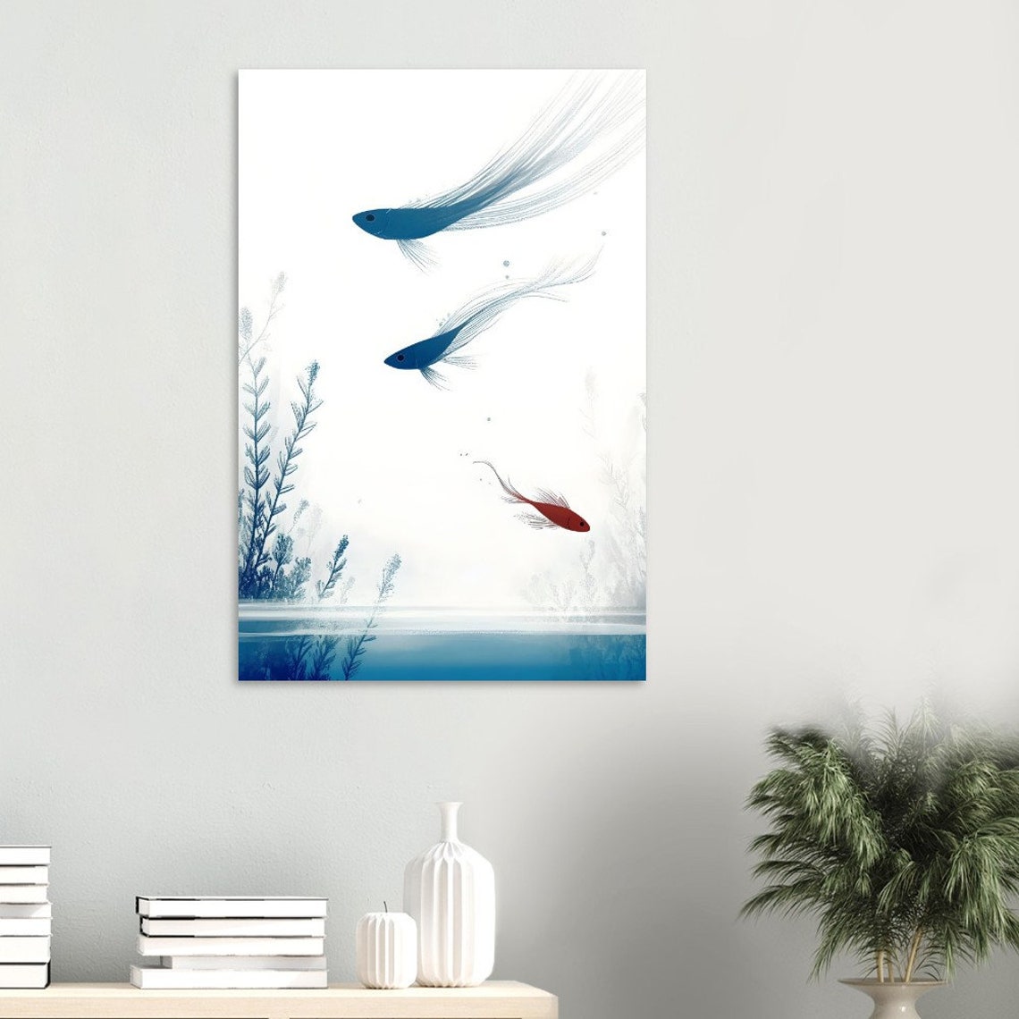 Fish Abstract Poster - Image 2