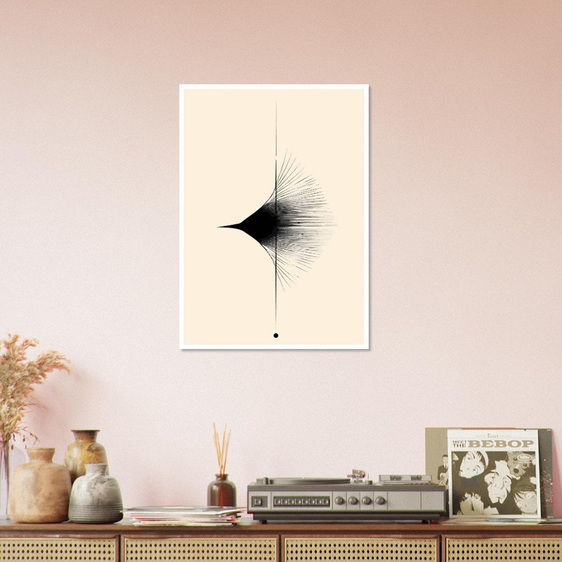 Minimalist Abstract Line Art Modern Geometric Design