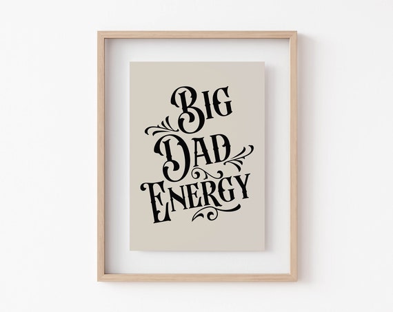Fathers Day Gift Gift For Dad Aesthetic Room Decor Trendy Wall Art Dad Art Gift For Him Neutral Prints Funny