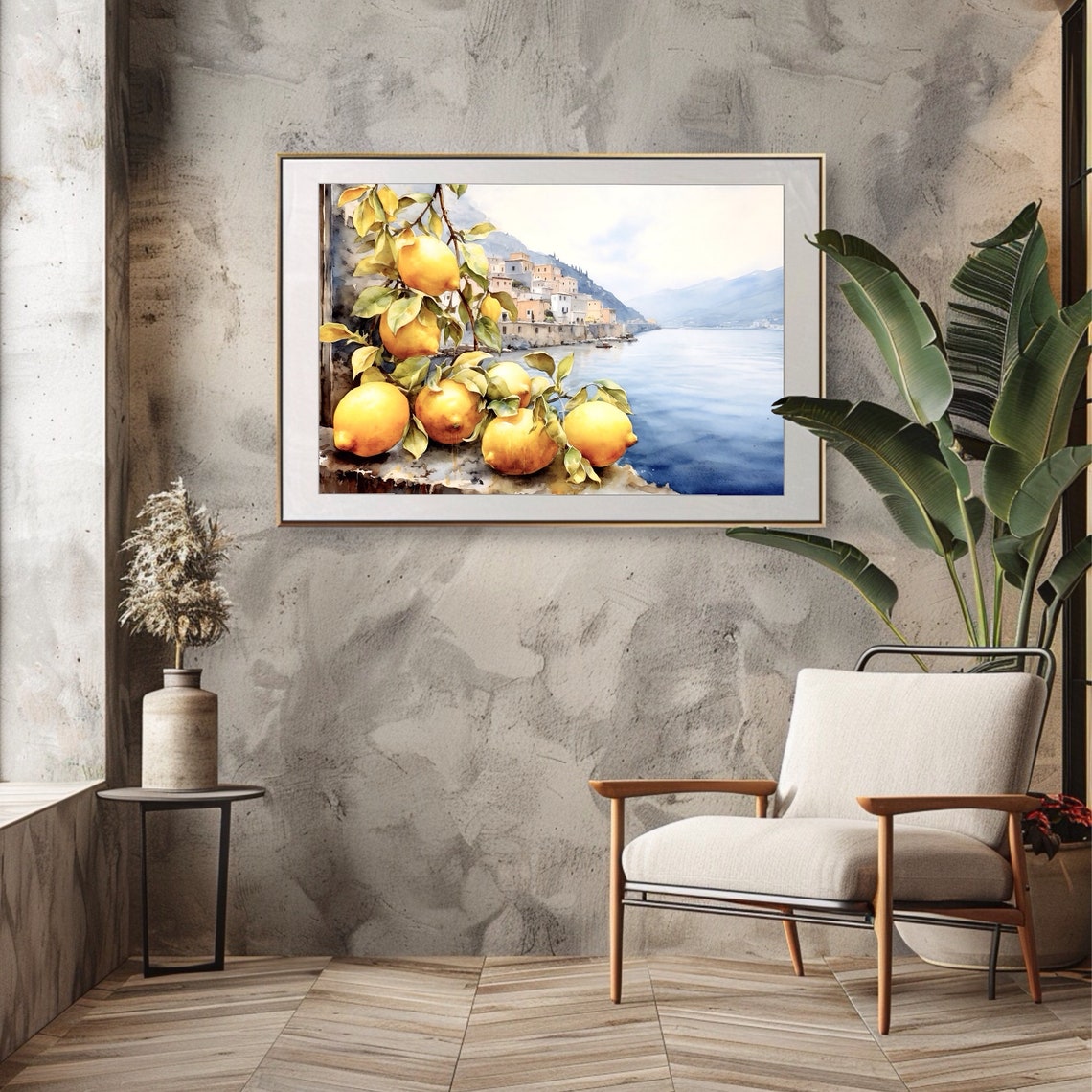 Positano Amalfi Coast Art Print Italy Watercolor Art Travel Gift Travel Poster Europe Painting Italian Coast Italian Riviera Artwork - Image 4