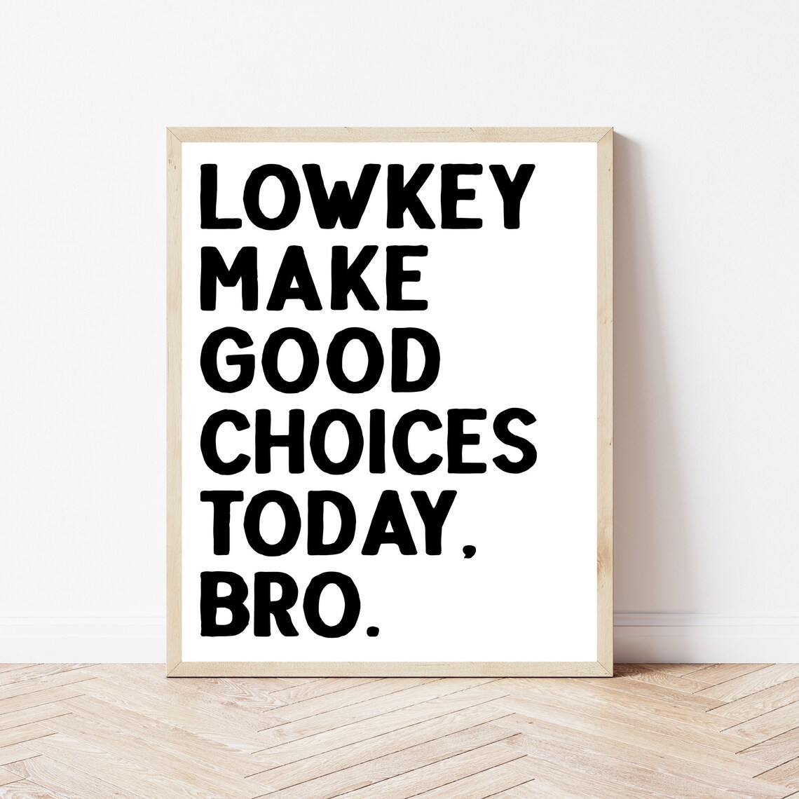 High School Classroom Minimalist Math Class Poster