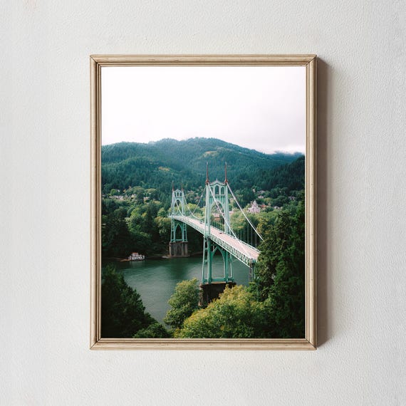 St Johns Bridge Forest Landscape Photography Print