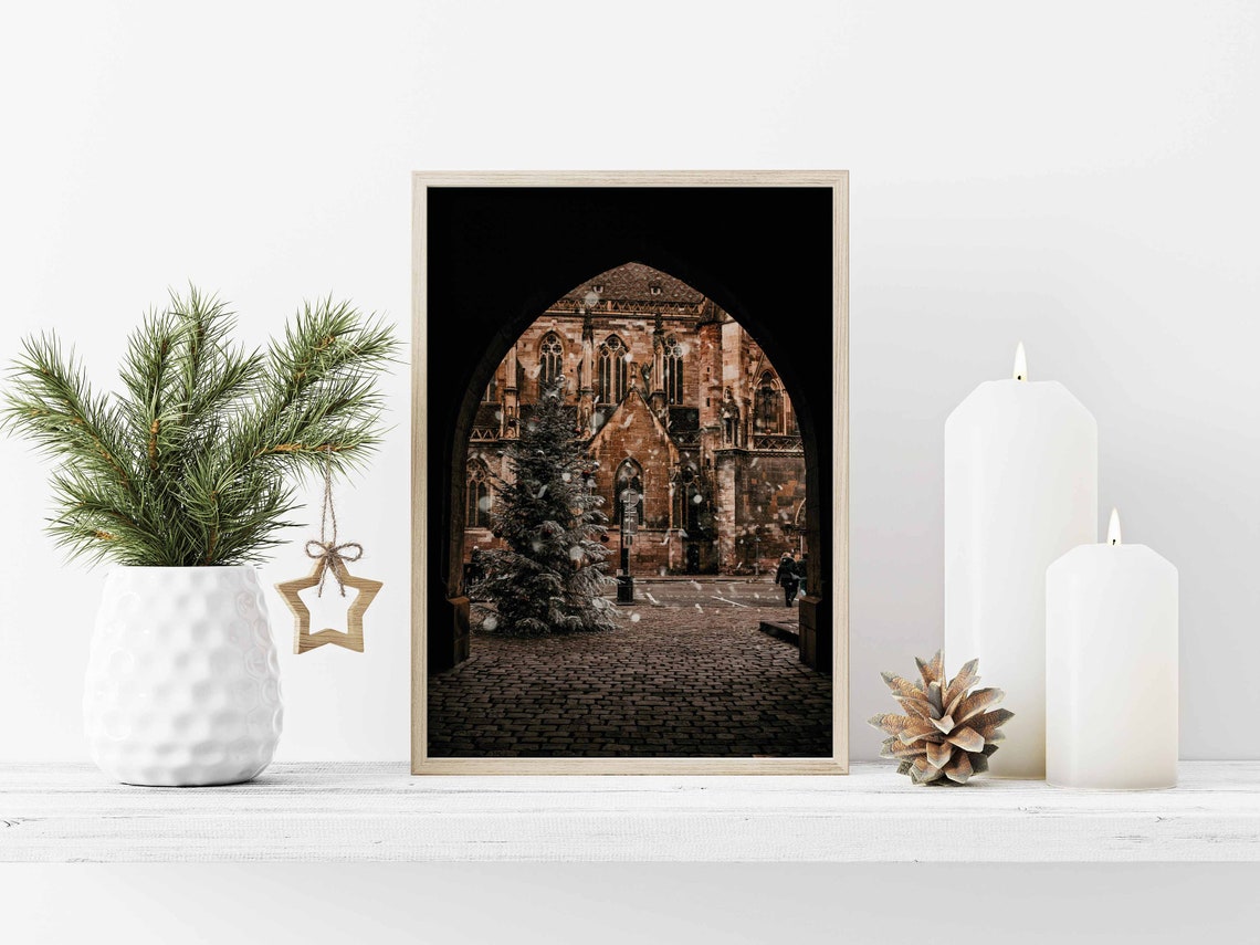 Cosy Christmas Tree Wall Art Print, Christmas Decor - Image 2