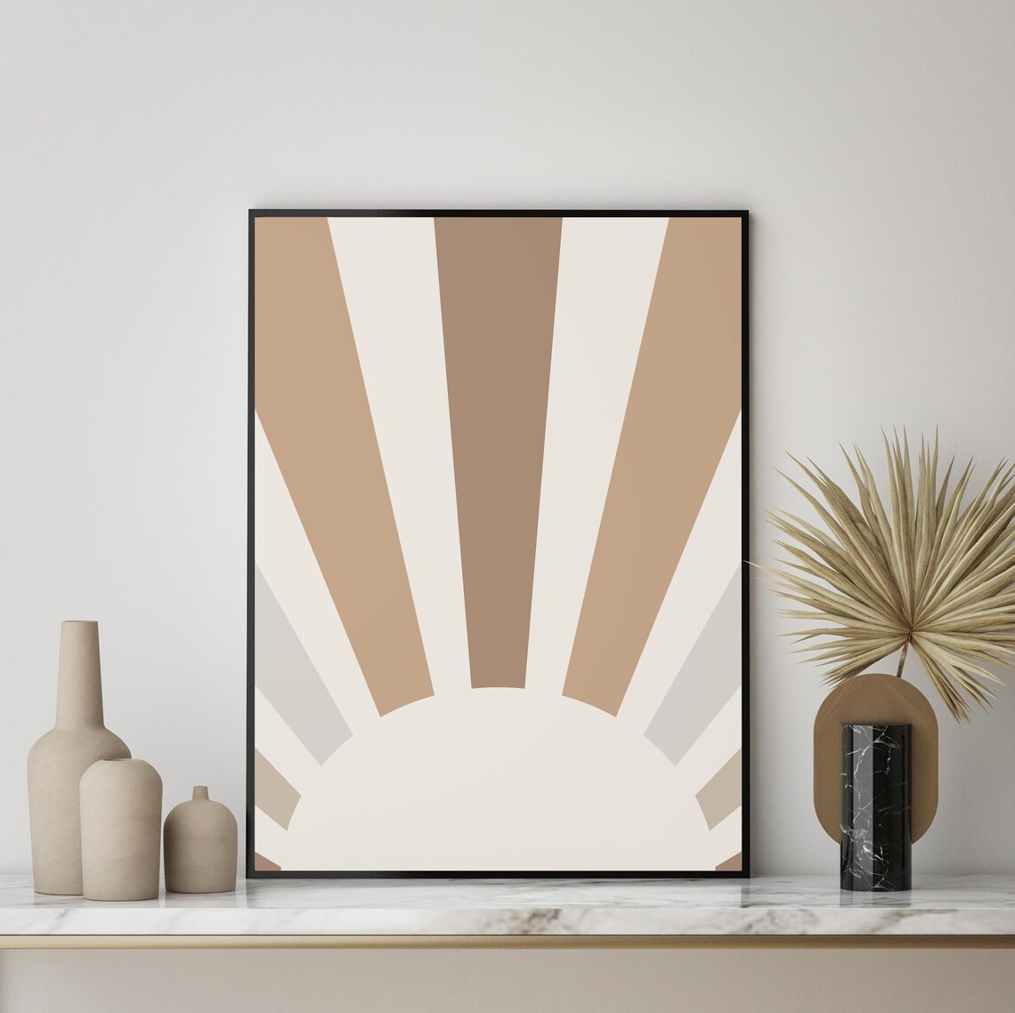 Boho Sunshine Art Print, Neutral Wall Art - Image 3