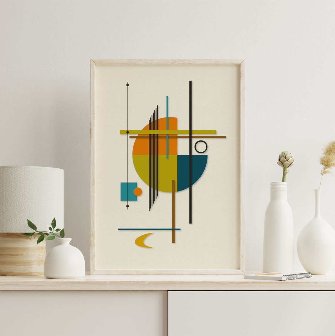 Mid Century Abstract - Retro Wall Art - Image 2