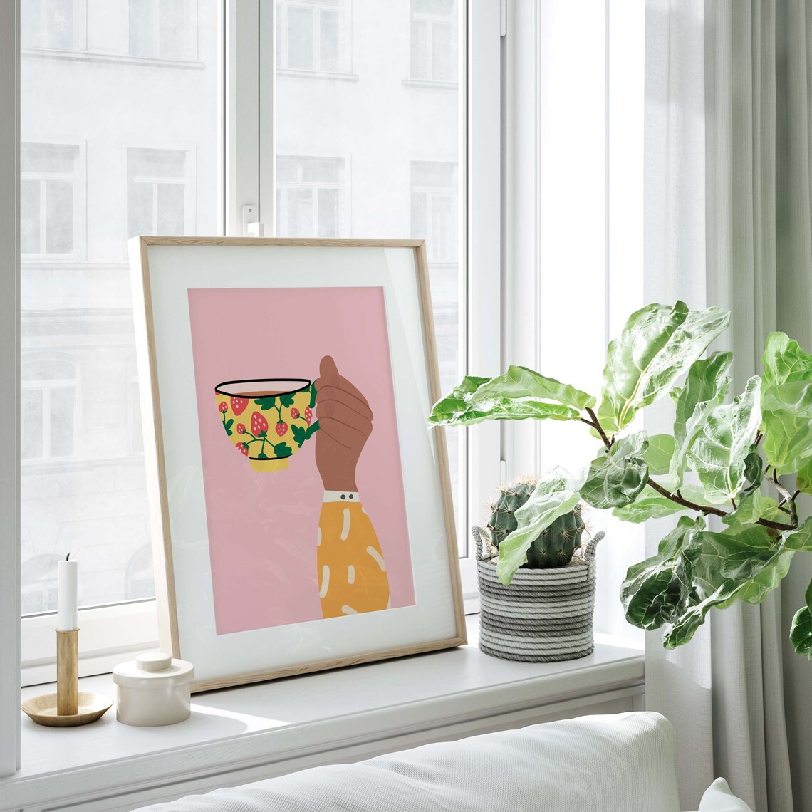 Tea and Coffee Kitchen Art Print - Image 4