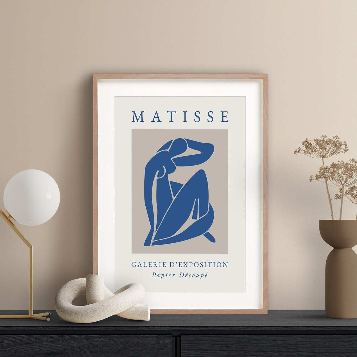 Matisse Blue Nude Papier Decoupe Exhibition Gallery Wall Poster - Image 3