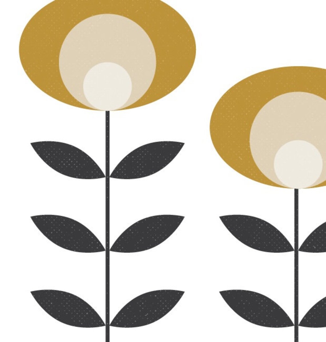 Flower Print, Scandinavian Minimalist Art Print - Image 3