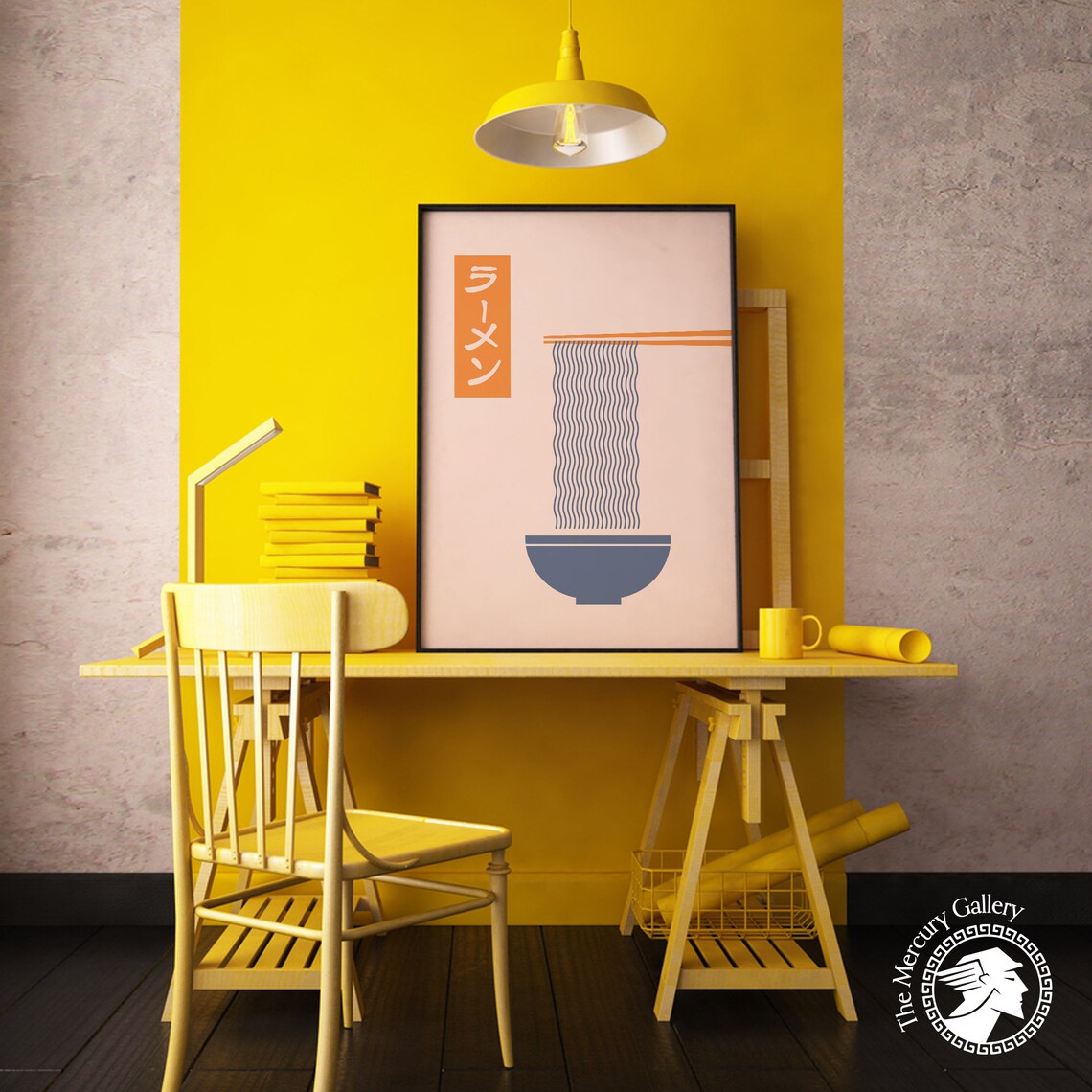 Ramen Noodle Art Print, Japanese Kitchen Wall Art - Image 5