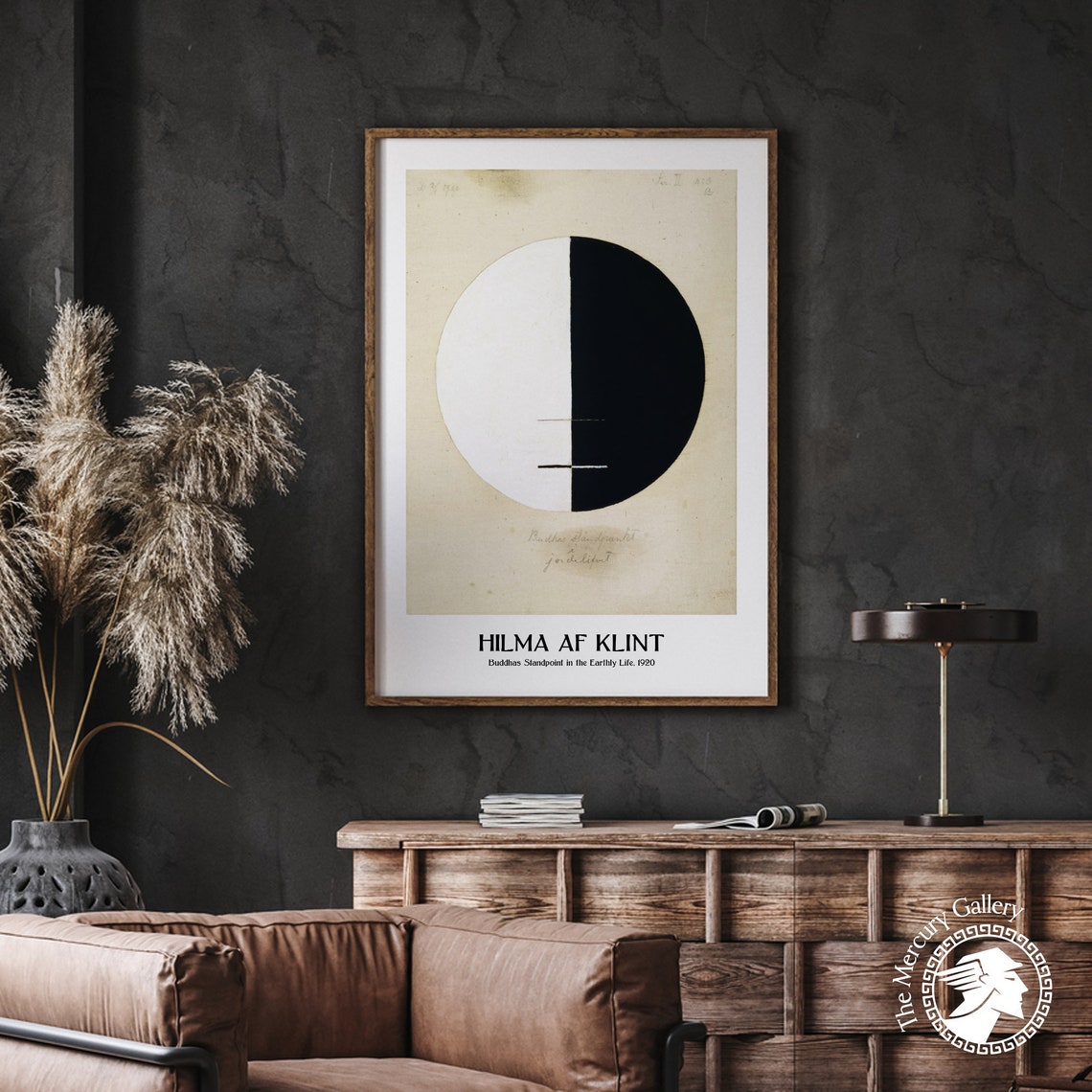 Hilma Af Klint Buddhas Standpoint 1920 Minimalist Circle Art Print - Image 5