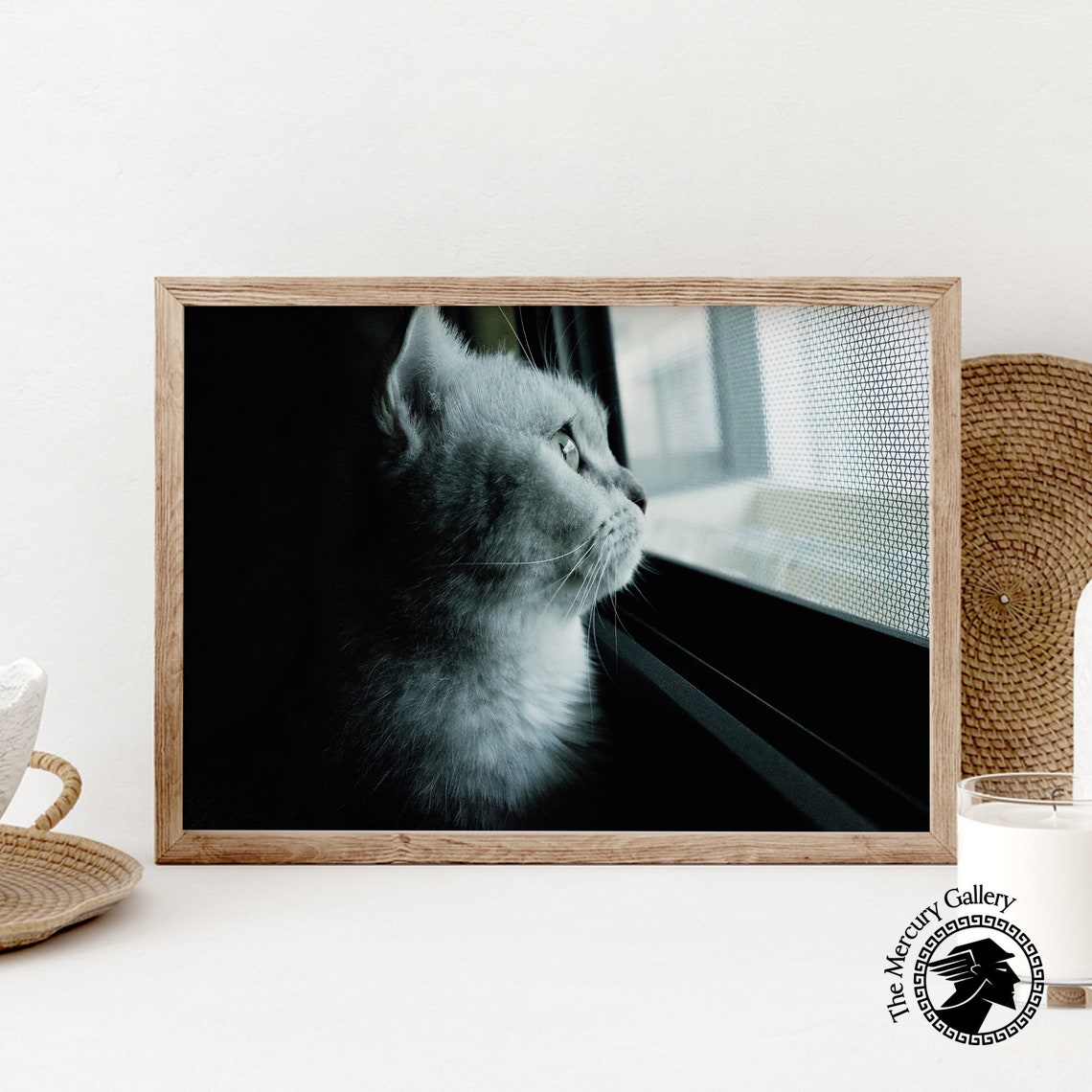 Cat Poster Print, Funny Cat Art Print - Image 6