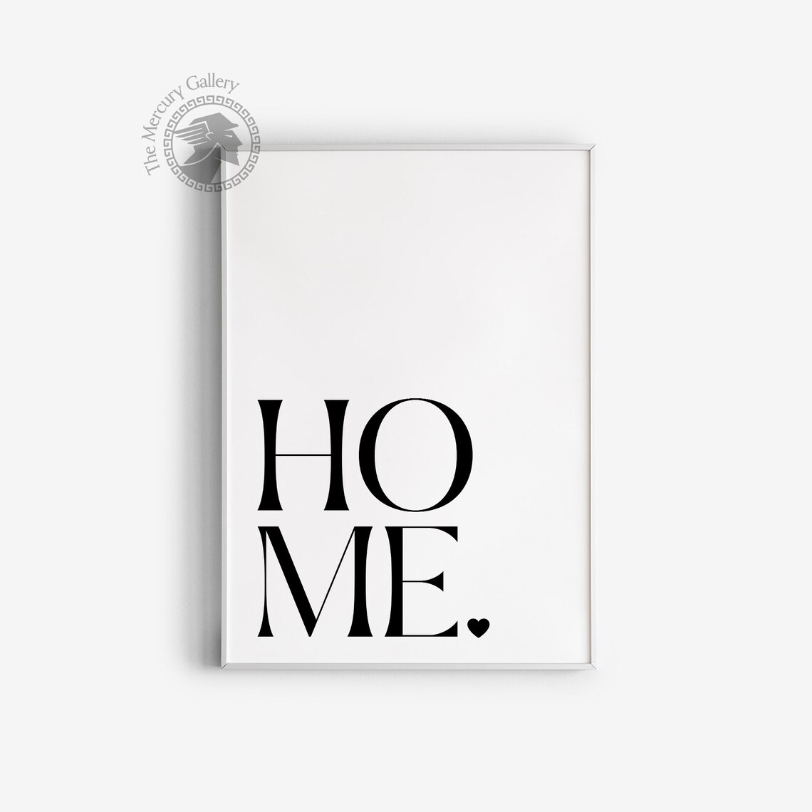 Home Typography Black White Minimalist Serif Quote Entryway Wall Art Poster - Image 3