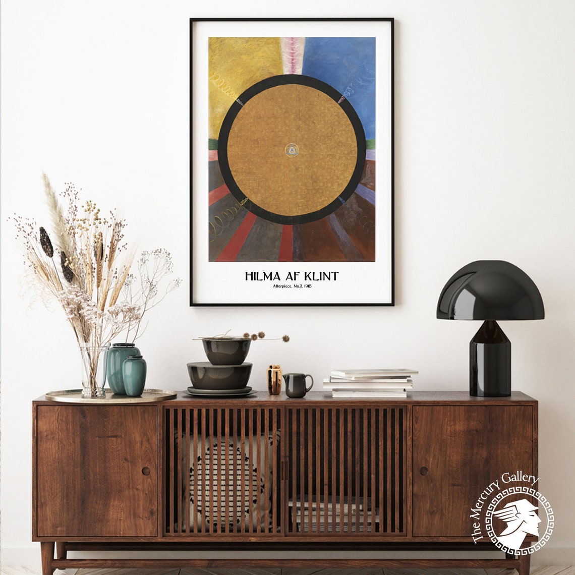 Hilma Af Klint Poster Abstract Colorful Wall Art Scandinavian Room Decor Housewarming Wall Art - Image 4