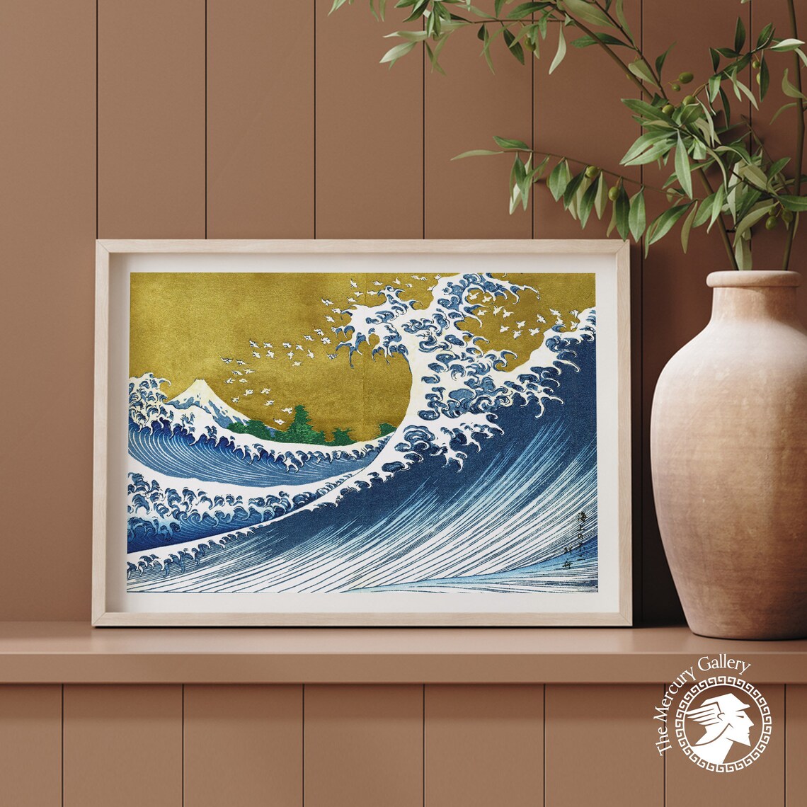 Katsushika Hokusai Vintage Big Wave Poster Print