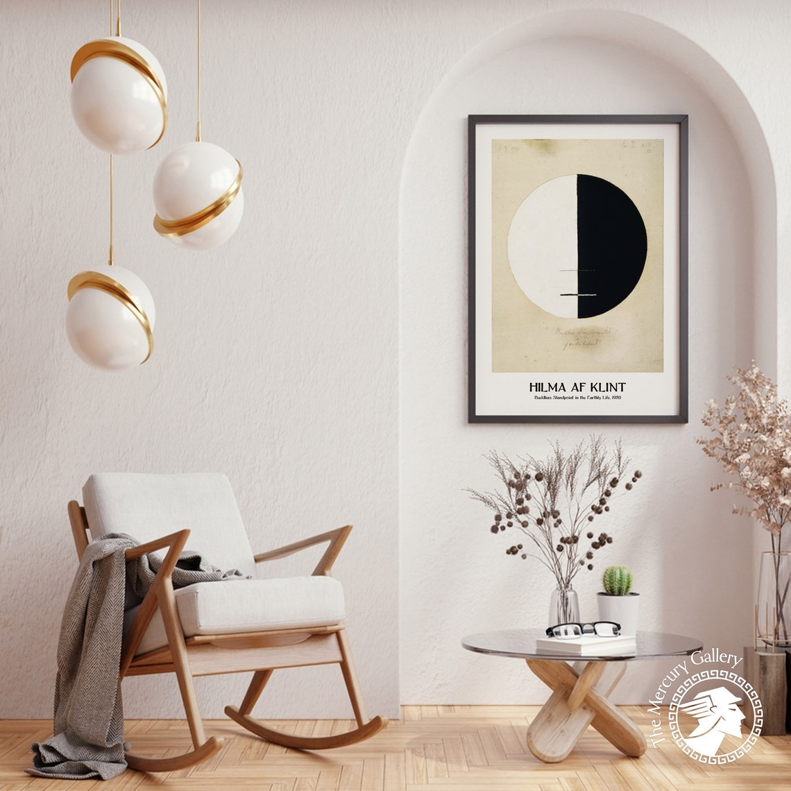 Hilma Af Klint Buddhas Standpoint 1920 Minimalist Circle Art Print - Image 6
