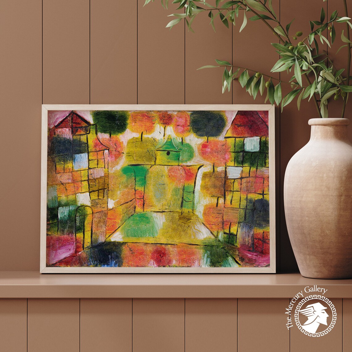 Paul Klee Tree And Architecture Rhythms Art Print - Image 6