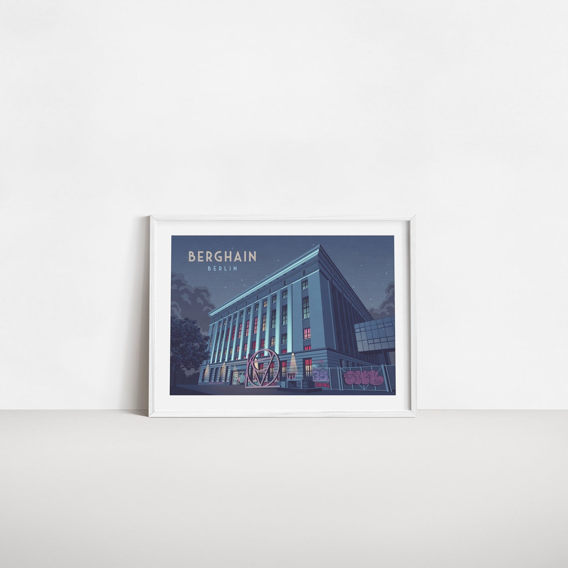 Berghain Berlin Nightclub Panorama Bar Techno Club Germany Poster - Image 2