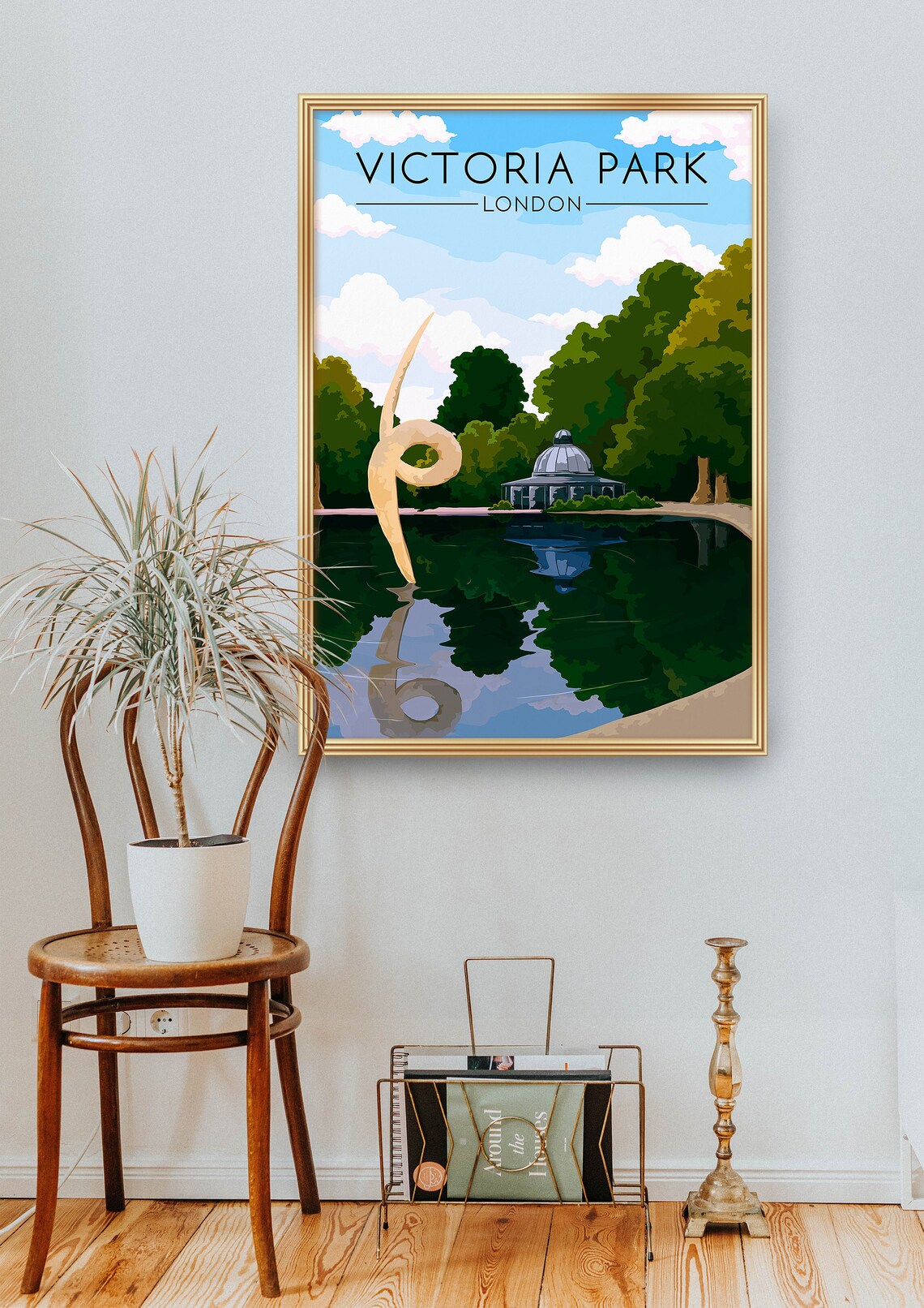 Victoria Park Poster, East London Travel Poster - Image 2