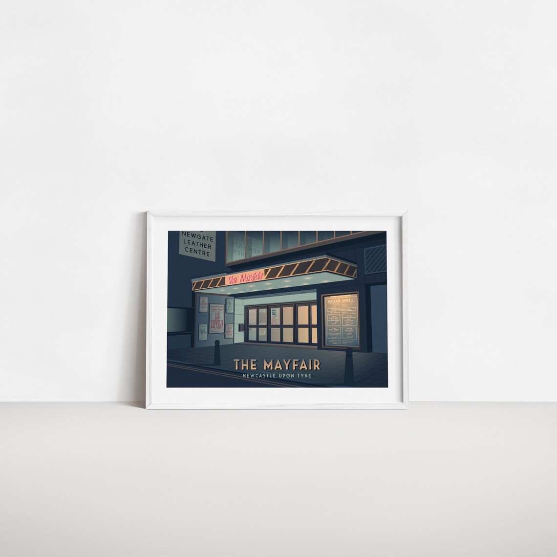 The Mayfair Ballroom Newcastle Travel Poster - Image 2