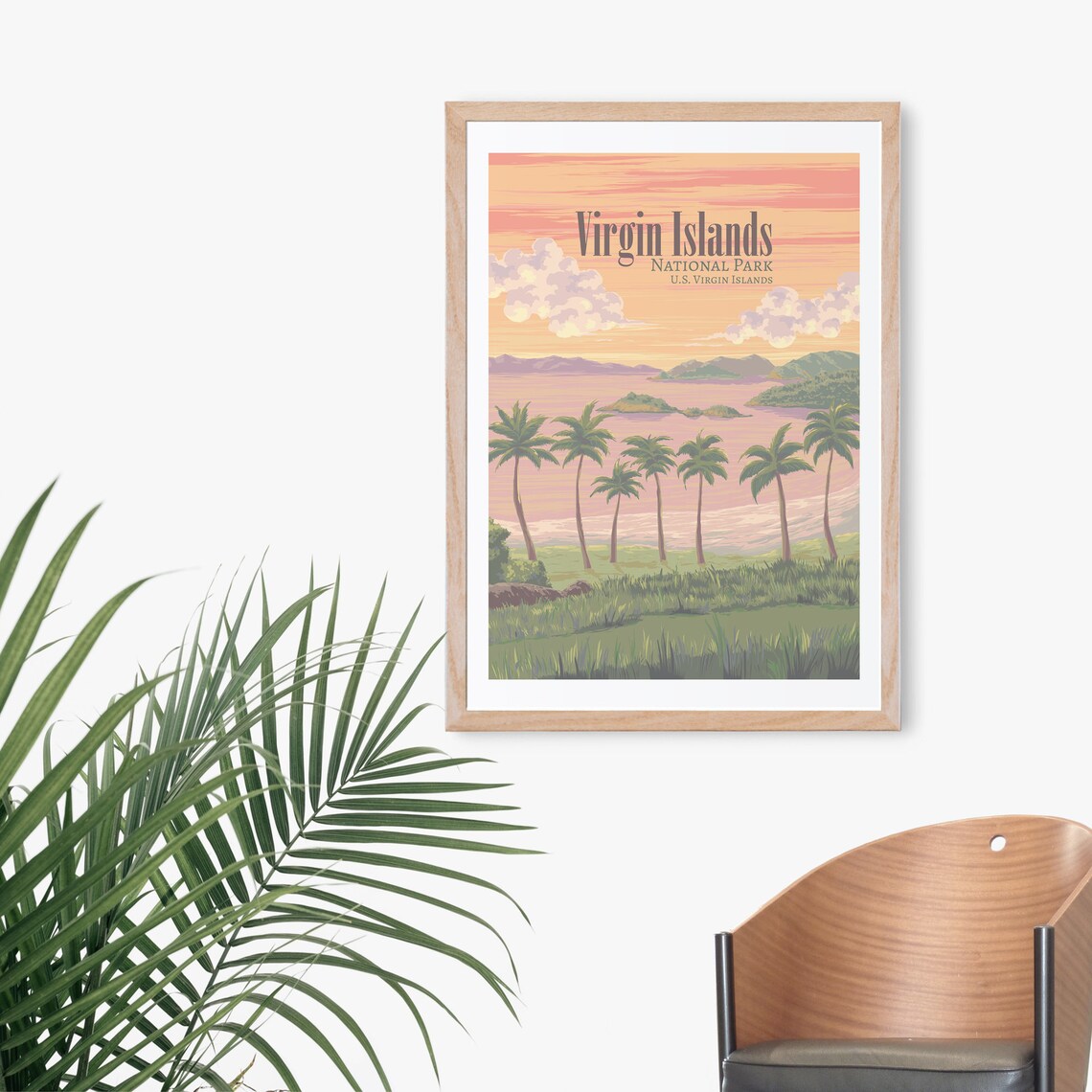Virgin Islands National Park Vintage Travel Poster - Image 3