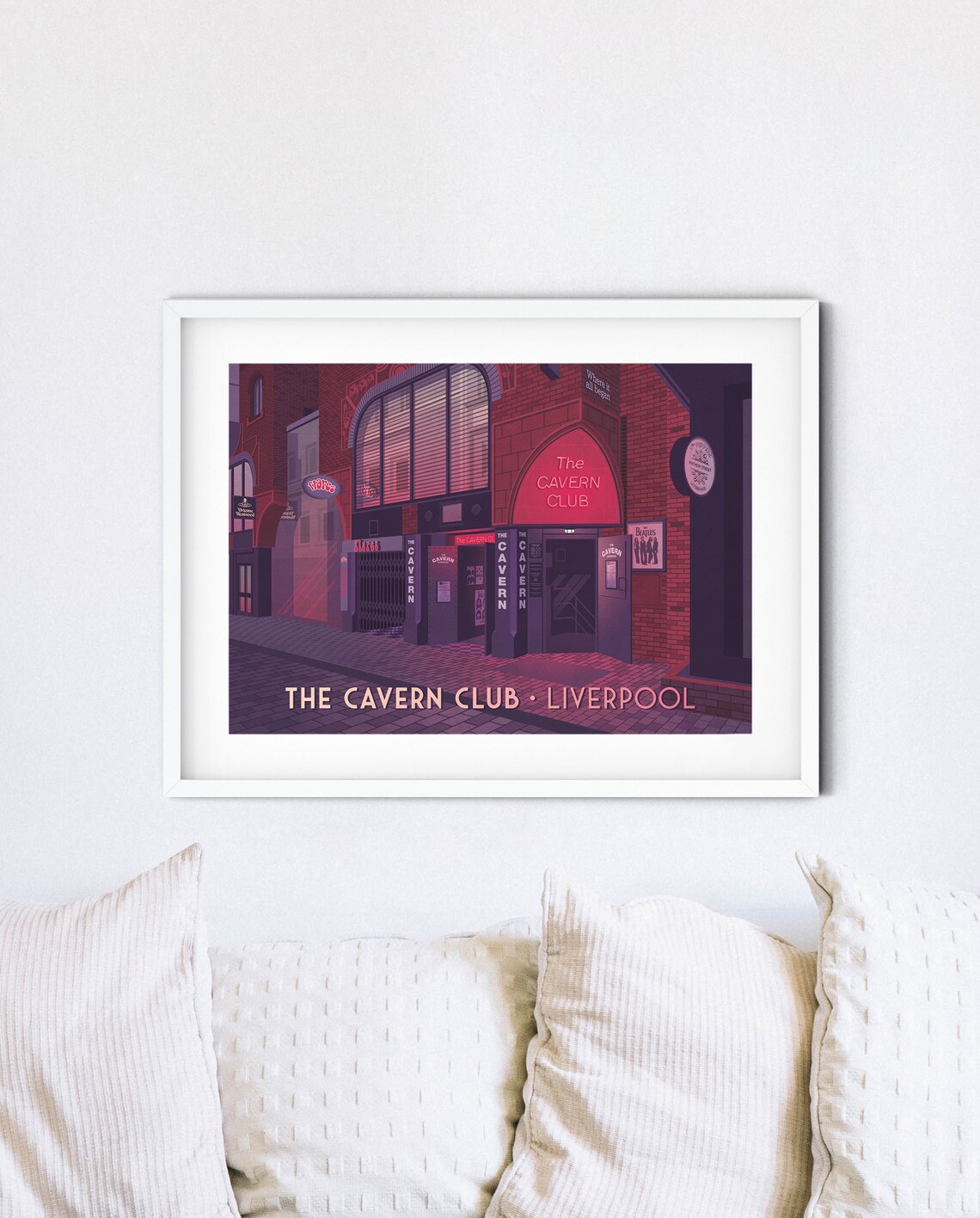 The Cavern Club Liverpool Vintage Travel Poster - Image 4