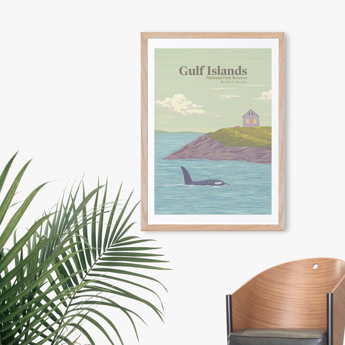 Gulf Islands National Park Reserve Travel Poster, Canada - Image 3
