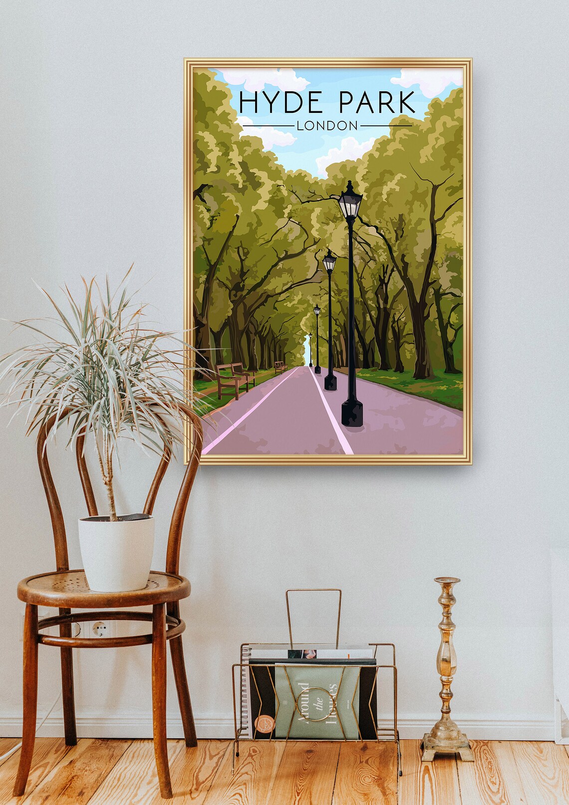Hyde Park London Travel Poster, Royal Parks - Image 2