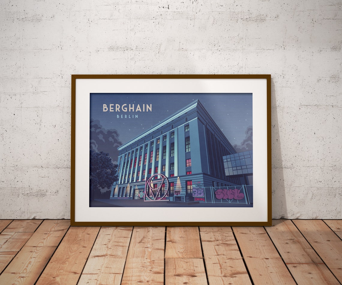 Berghain Berlin Nightclub Panorama Bar Techno Club Germany Poster - Image 4