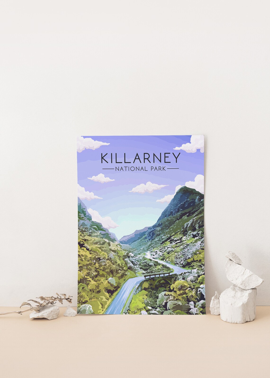 Killarney National Park Travel Poster, County Kerry - Image 4