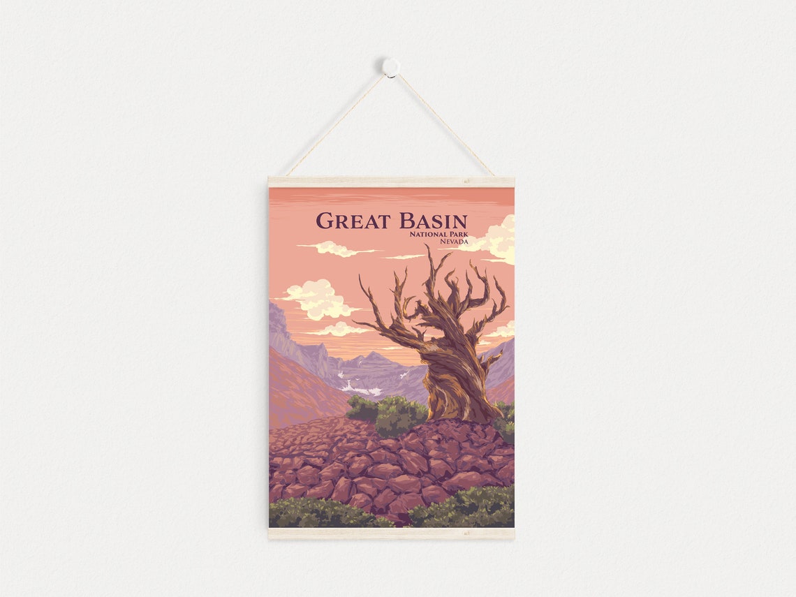 Great Basin Bristlecone Pine Sunset Nevada National Park Poster - Image 4