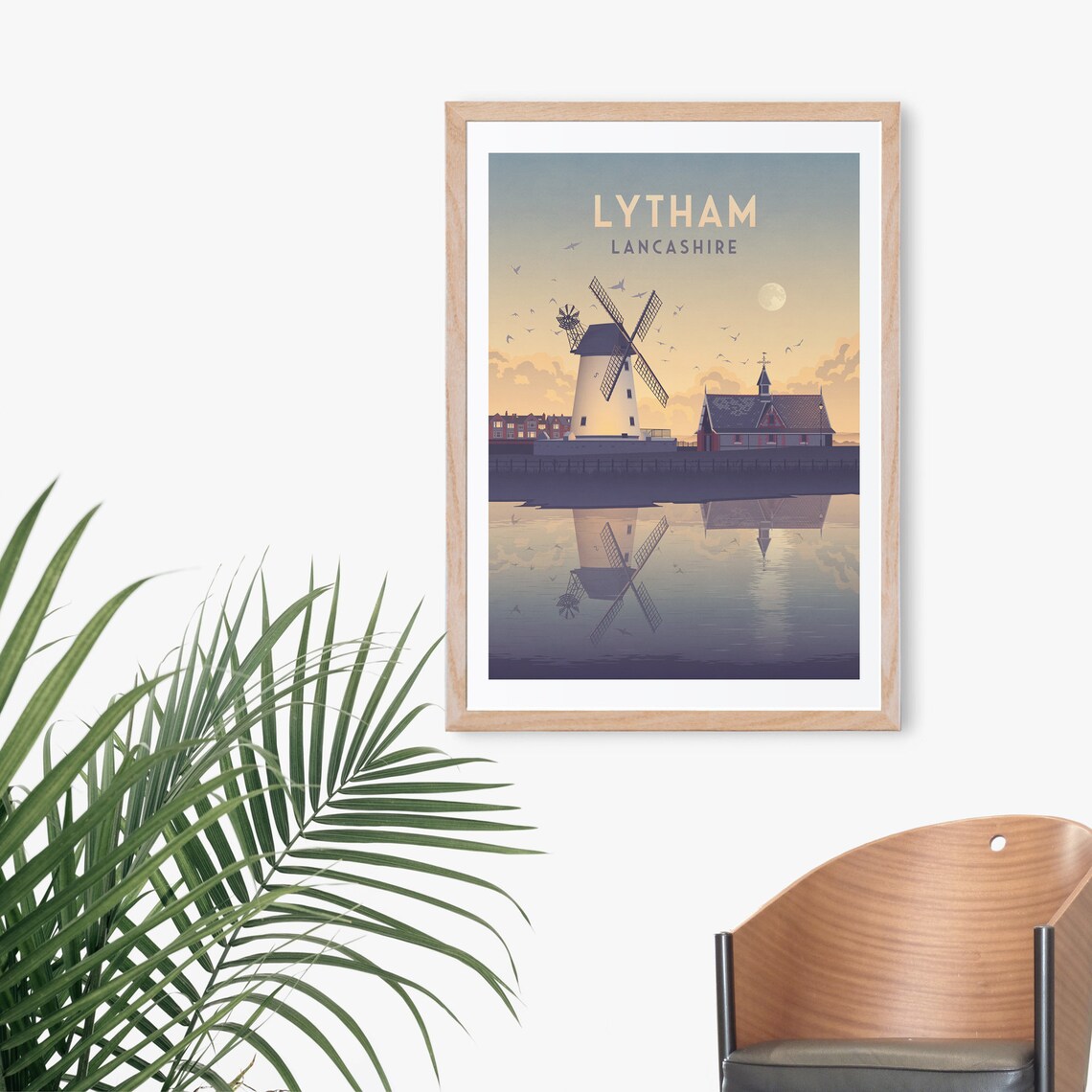 Lytham Vintage Travel Poster, Lancashire Seaside - Image 3