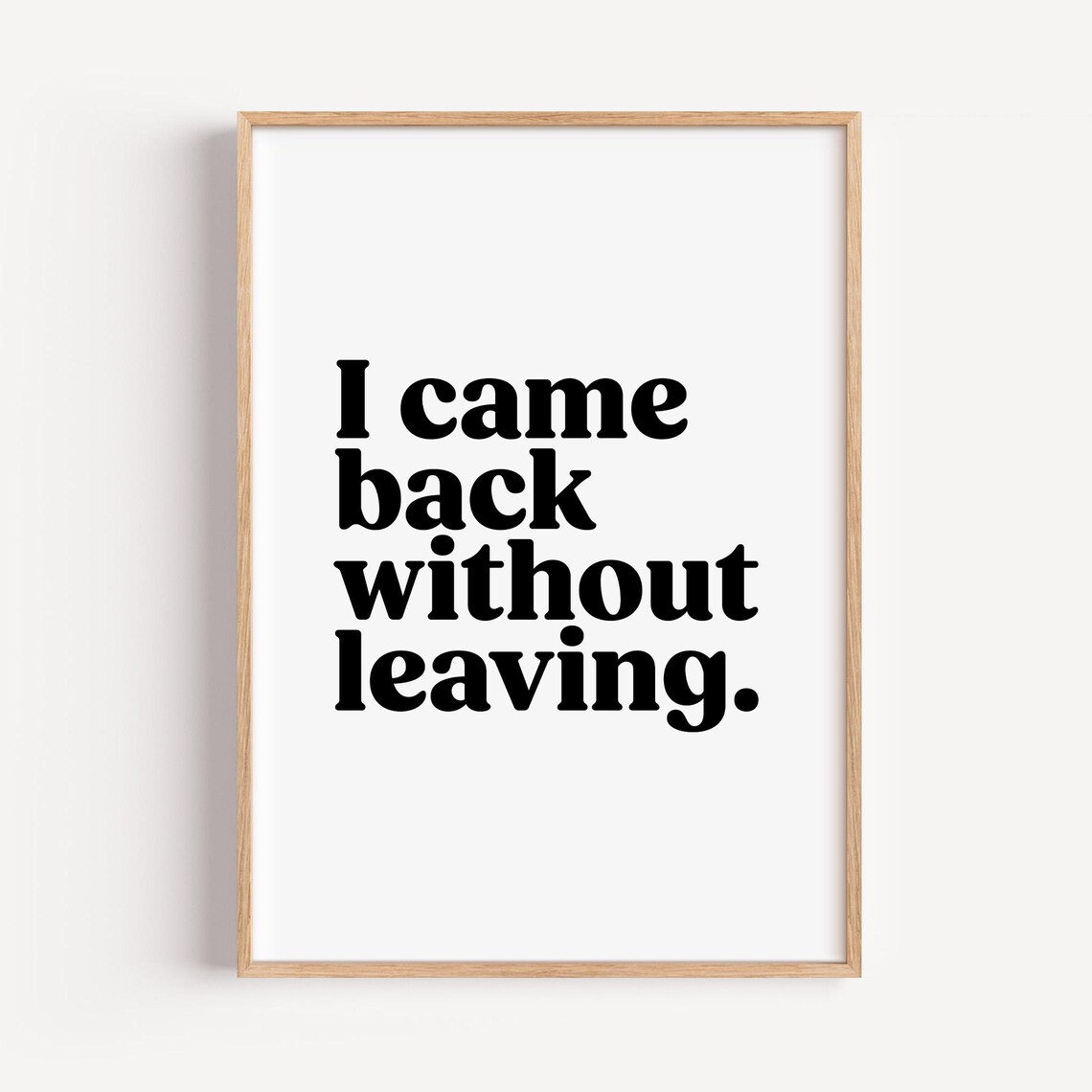 Healing Mental Health Print Minimalist Affirmation Art Jpg