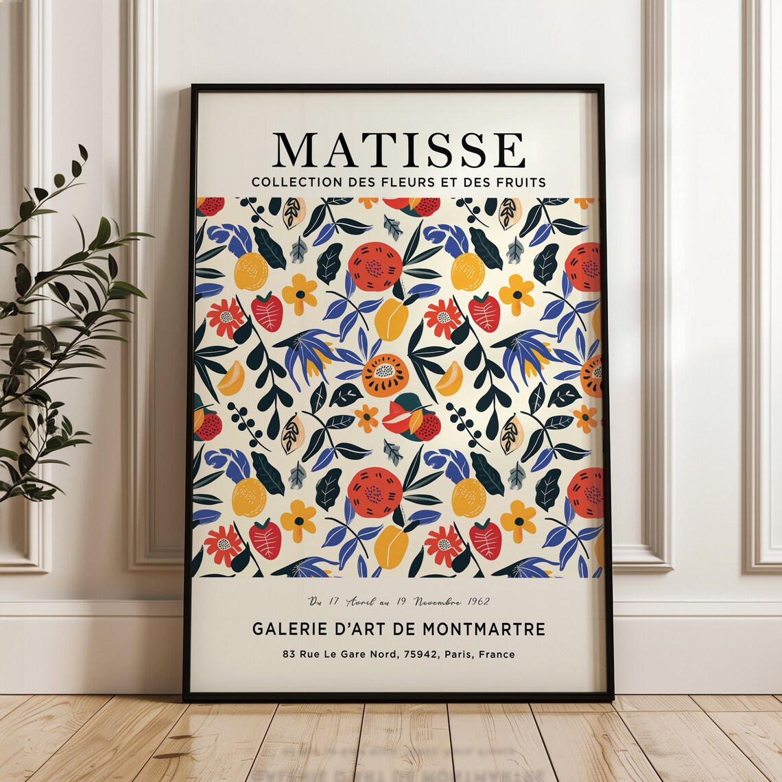 Matisse Collection Des Fleurs Et Des Fruits Cream Orchard Fruit Art Poster