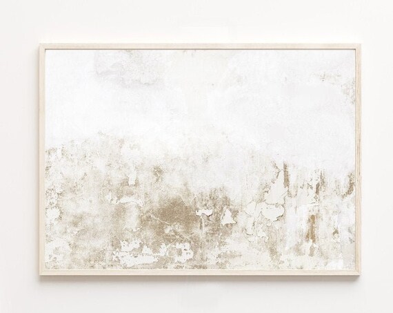 Abstract Print, Neutral Tones Minimalist Wall Art