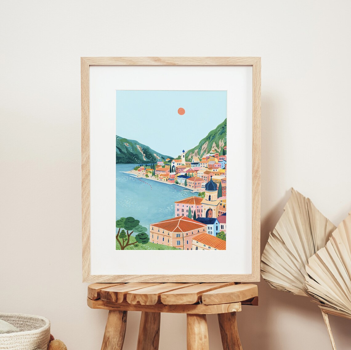 Lake Garda Travel Poster, Northern Italy Travel Print - Image 5